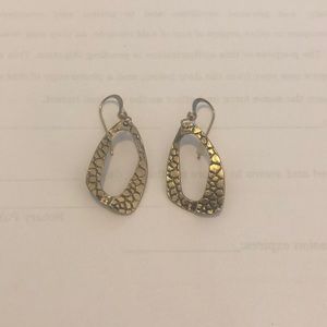 Gold earrings